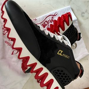 Christian Louboutin - Loubishark woman 
Sneakers - Calf leather and veau velours